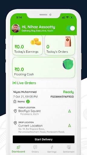 Fago Delivery Screen 2