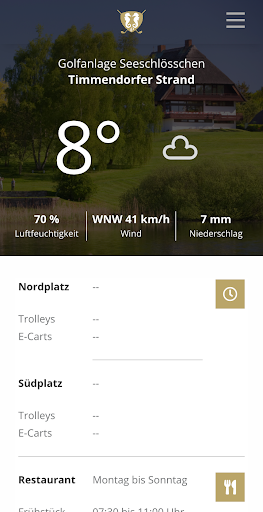 Android application Hohwacht & Timmendorf Golf screenshort