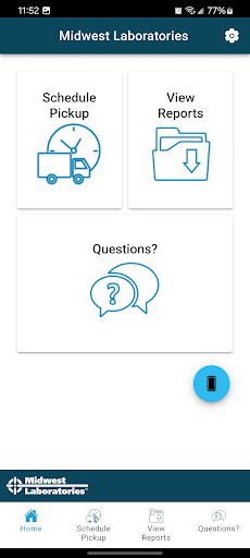 Android application Midwest Laboratories screenshort