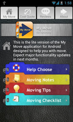 App screenshot