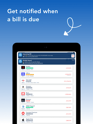 BillOut - Bill Organizer screenshot 7