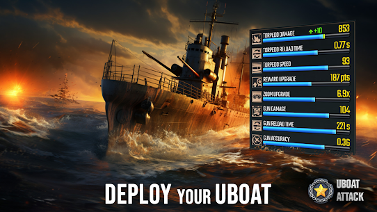 Uboat Attack MOD APK v2.34.3 (Free Rewards) 2