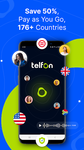 Android application Telfon - Twilio Calls & Chats screenshort
