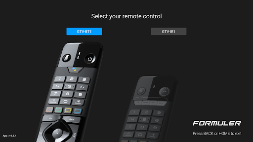 FORMULER Remote - GTV Screen 2