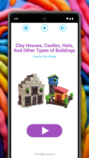 Making clay houses & castles Screen 2