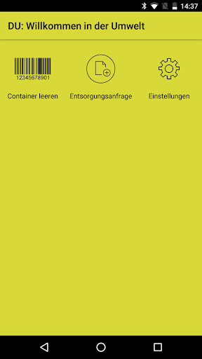 Android application DU: Willkommen in der Umwelt screenshort