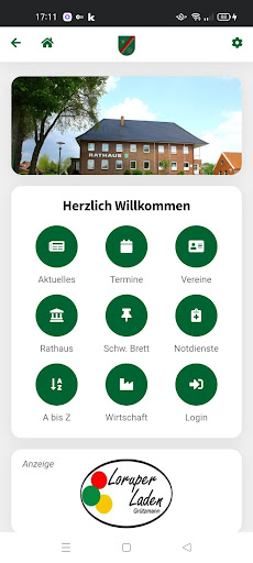Android application Lorup App screenshort