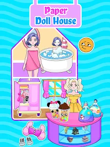 Paper Doll House Surprise Game