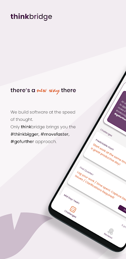 Android application thinkbridge screenshort