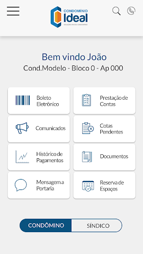 Android application Condomínio Ideal screenshort