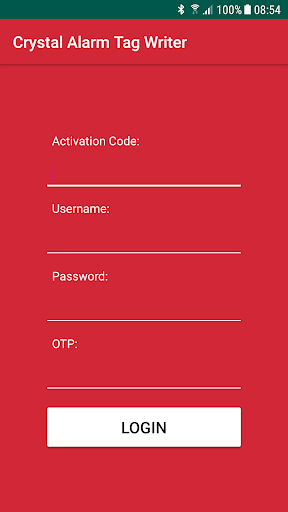 Android application Crystal Alarm Tag Writer screenshort