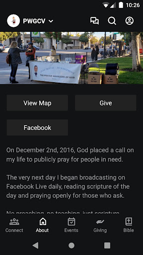 Prayer Warriors of God CV Screen 2