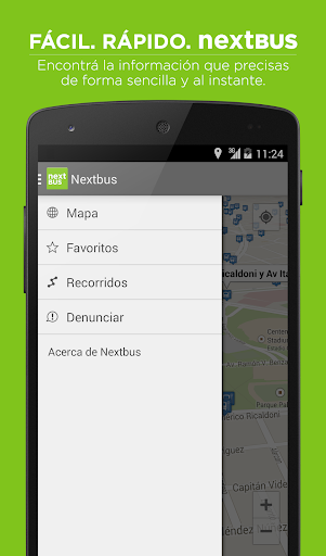 Android application Nextbus Montevideo screenshort