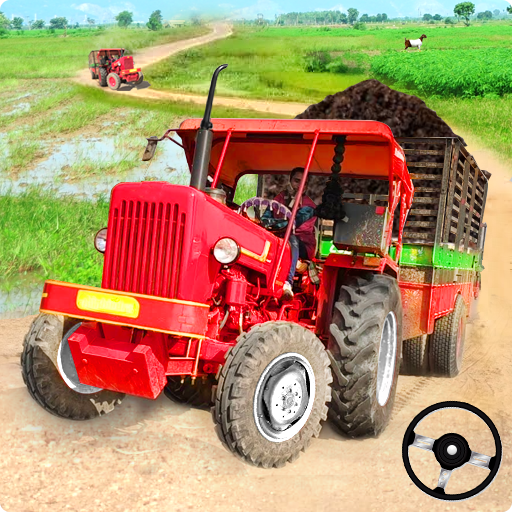 Tractor Trolley Offroad Game