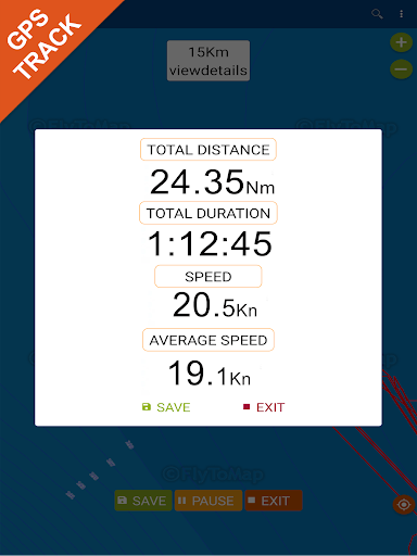 Screenshot of Lake Winnipesaukee GPS Charts