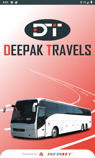 Android application Deepak Travels screenshort