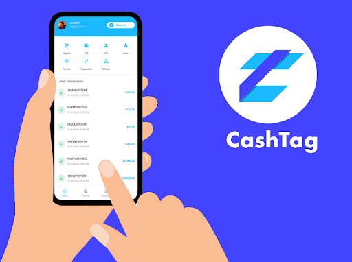 CashTag - Microfinance App Screen 3