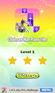 Chainsaw Man Piano Tiles