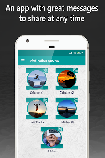 Android application self motivation quotes screenshort