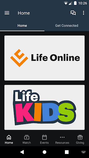 Android application Life Church Huntington screenshort