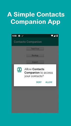 Android application Contacts Companion (Beta) - Se screenshort