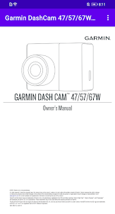 Garmin DashCam 47/57/67W Guide