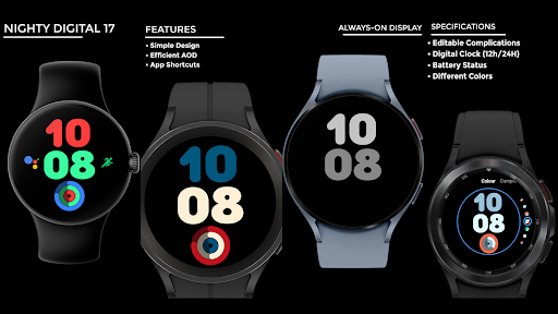 Nighty Digital 17 - watch face screenshot 18