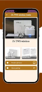 i7s TWS wireless Guide