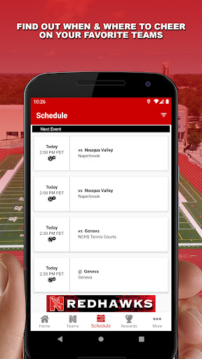 Naperville Central Redhawks Screen 2
