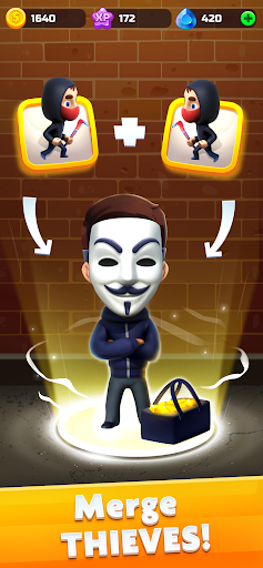 Merge Robbers: Bank Robbery androidhappy screenshots 2