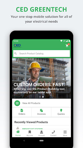 Android application CED Greentech Connect screenshort