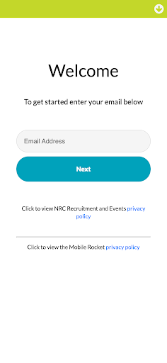 NRC Recruitment and Events Screen 3