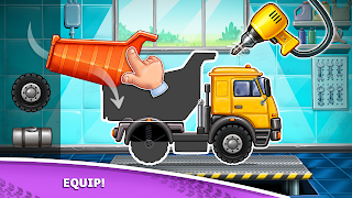 Kids truck games Build a house - Screenshot 1