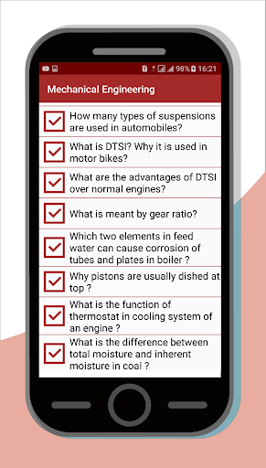 Mechanical Engineering Guide Screen 3