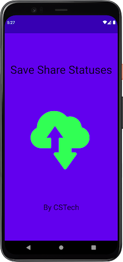 Android application Download Share Statuses screenshort