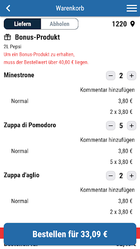 Pizzeria La Pronto Screen 2