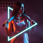 Cover Image of Tải xuống Neon Video Editor : Neon Photo Editor 3.0 APK