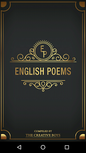 Android application English Poems/Poetry screenshort