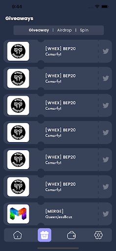 RocketBot – SM Crypto Wallet Screen 3