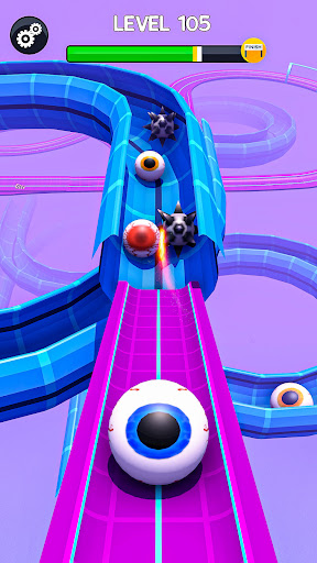 Sky Going Ball Racing Screen 2