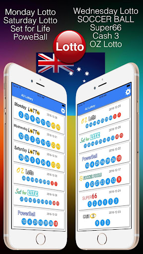 Android application Australia Lotto Result check screenshort