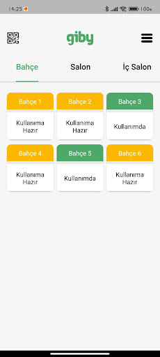 Android application Giby Staff screenshort
