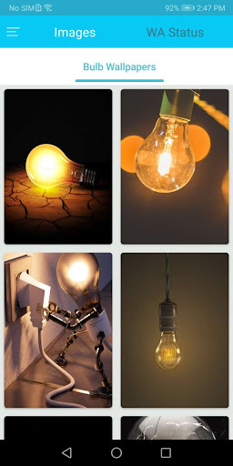 Android application Bulb Wallpaper HD screenshort