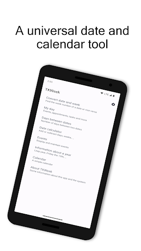 Android application TKWeek screenshort