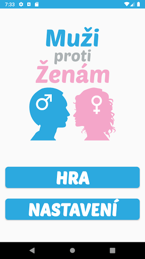 Android application Muži proti Ženám screenshort