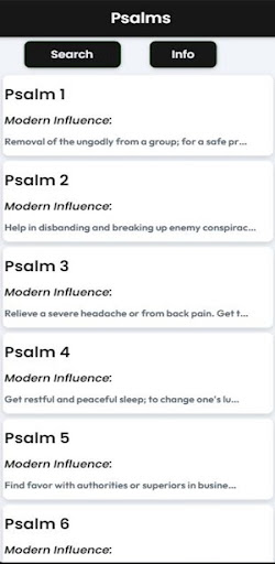 Android application Psalms Magick. Ritual & Prayer screenshort