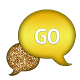 GO SMS - Gold Glitter 2 icon
