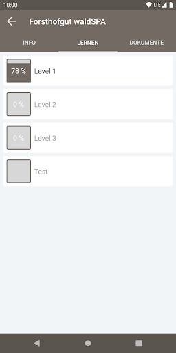 Forsthofgut talentTRAINING Screen 3