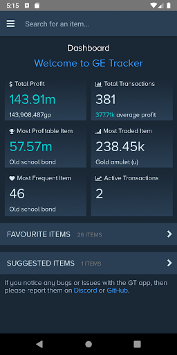 GE Tracker OSRS Flipping Tool