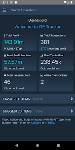 Imágen 1 GE Tracker: OSRS Flipping Tool android